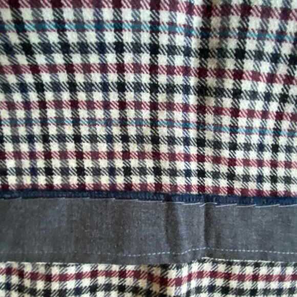 London Fog Vintage Plaid Wool Winter Casual Office Skirt- Sz-14 - Picture 13 of 16